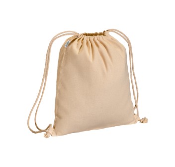 Zainetto in cotone biologico 220 g/m2, con chiusura a strozzo FullGadgets.com