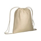 Zainetto in cotone da 120 g/m2, con chiusura a strozzo. È certificato OEKO-TEX®. FullGadgets.com