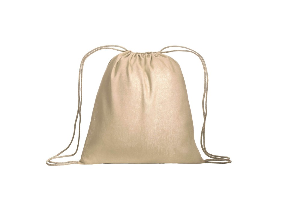 Zainetto in cotone da 120 g/m2, con chiusura a strozzo. È certificato OEKO-TEX®. FullGadgets.com