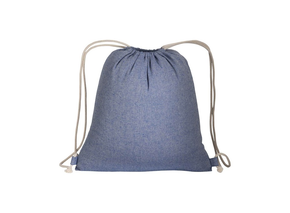 Zainetto in cotone riciclato effetto melange con chiusura a strozzo CORDINI AD ASOLA FullGadgets.com
