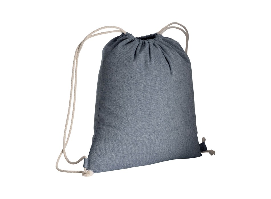 Zainetto in cotone riciclato effetto melange con chiusura a strozzo CORDINI AD ASOLA FullGadgets.com
