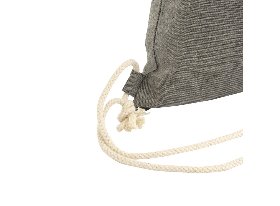 Zainetto in cotone riciclato effetto melange con chiusura a strozzo CORDINI AD ASOLA FullGadgets.com