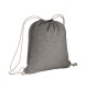 Zainetto in cotone riciclato effetto melange con chiusura a strozzo CORDINI AD ASOLA FullGadgets.com