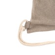 Zainetto in cotone riciclato effetto melange con chiusura a strozzo CORDINI AD ASOLA FullGadgets.com