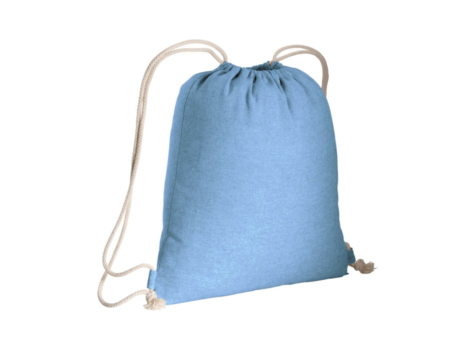 Zainetto in cotone riciclato effetto melange con chiusura a strozzo CORDINI AD ASOLA FullGadgets.com