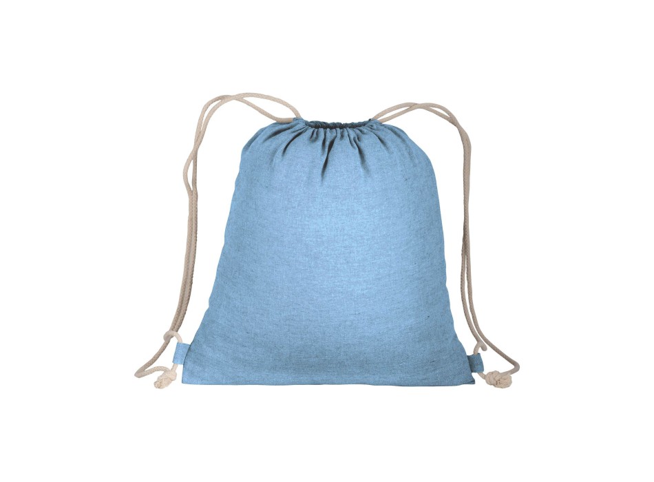 Zainetto in cotone riciclato effetto melange con chiusura a strozzo CORDINI AD ASOLA FullGadgets.com