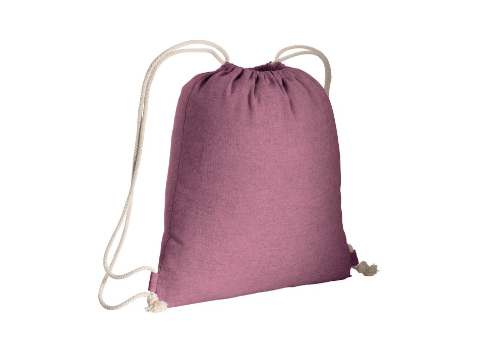 Zainetto in cotone riciclato effetto melange con chiusura a strozzo CORDINI AD ASOLA FullGadgets.com