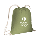 Zainetto in cotone riciclato effetto melange con chiusura a strozzo CORDINI AD ASOLA FullGadgets.com