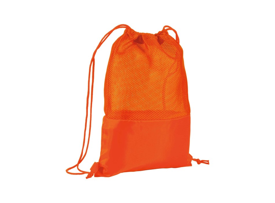 Zainetto in poliestere 210 t  con retina mesh e chiusura a strozzo FullGadgets.com