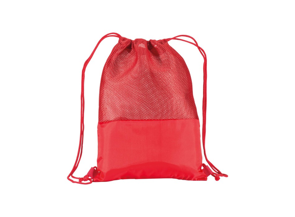 Zainetto in poliestere 210 t  con retina mesh e chiusura a strozzo FullGadgets.com