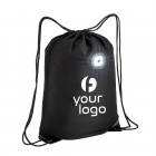 Zainetto in poliestere 300T con luce LED COB, angoli rinforzati. FullGadgets.com