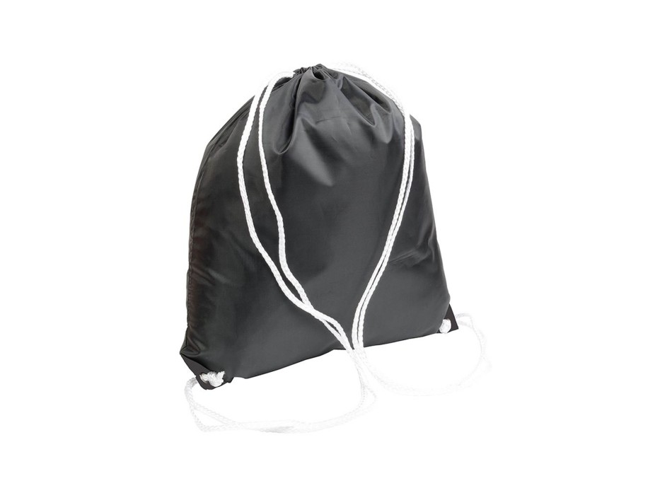 Zainetto nero in Polyester 210 T, manici colorati e angoli rinforzati neri FullGadgets.com