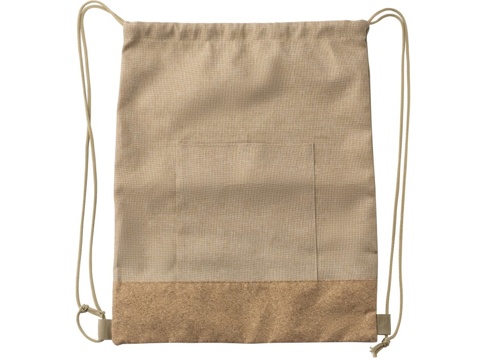 Zaino a sacca, chiusura a coulisse in poliestere 600 D rPET Ansel FullGadgets.com