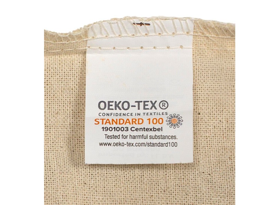 Zaino a sacca con coulisse in cotone Oeko-Tex 150 g/m2 Bridget FullGadgets.com