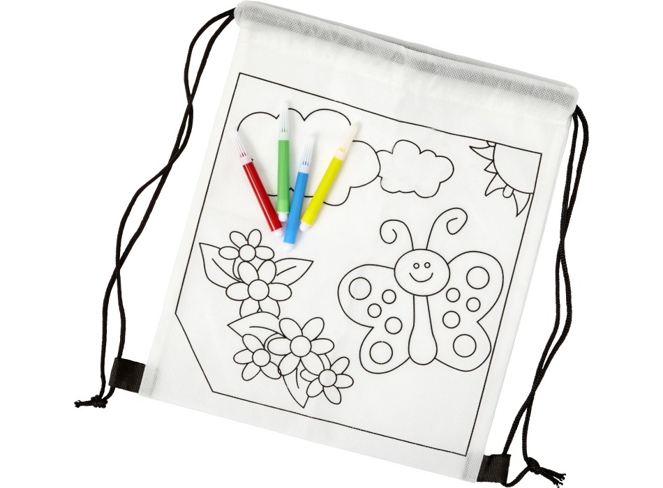 Zaino a sacca da colorare in TNT Santino FullGadgets.com