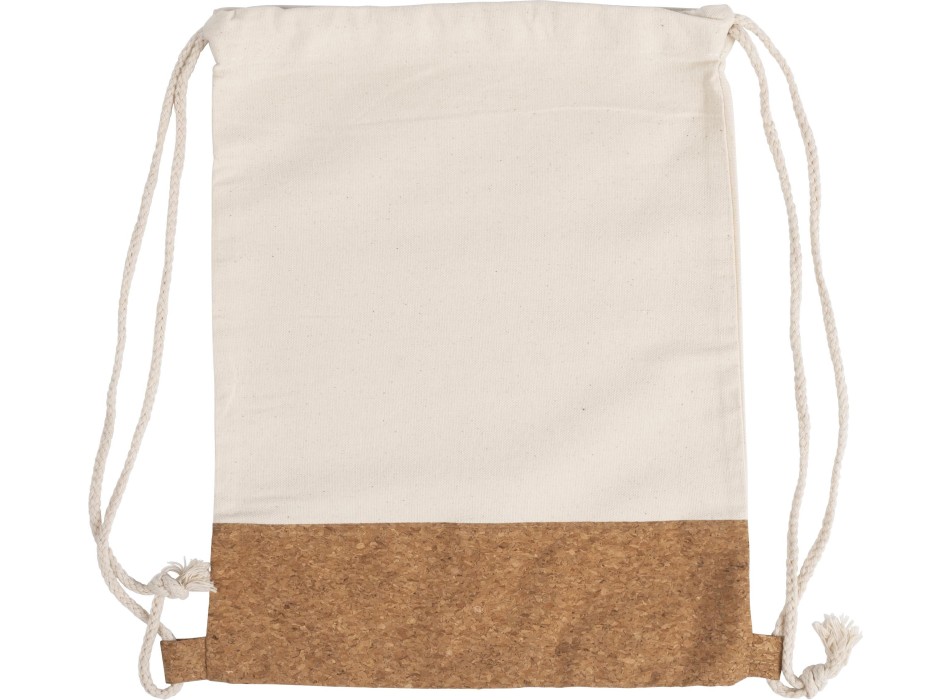 Zaino a sacca in cotone con base in sughero Tianna FullGadgets.com