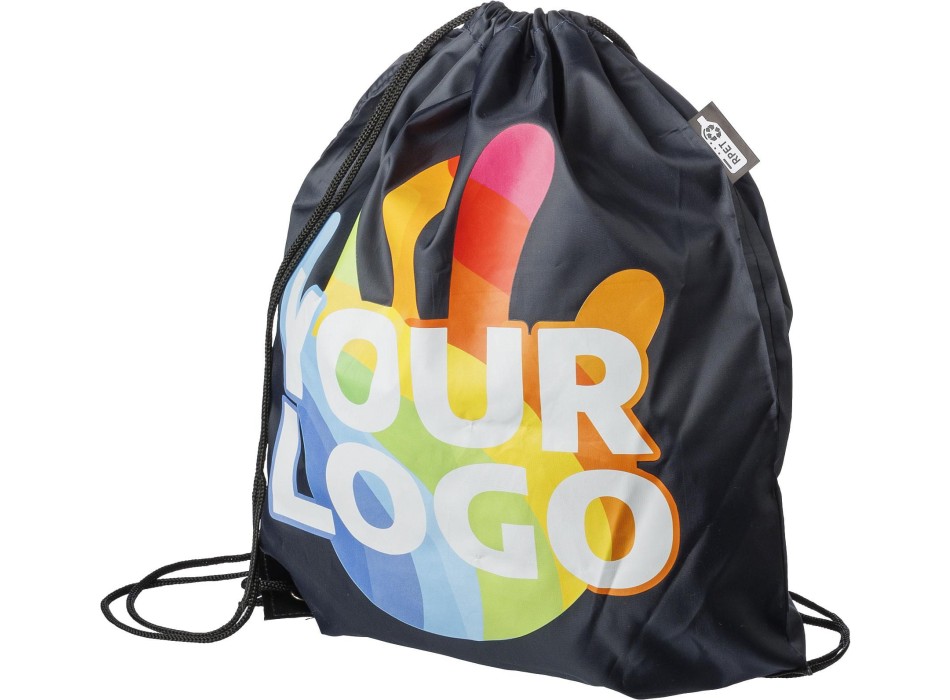 Zaino a sacca, in poliestere rPET 210D riciclato Enrique FullGadgets.com