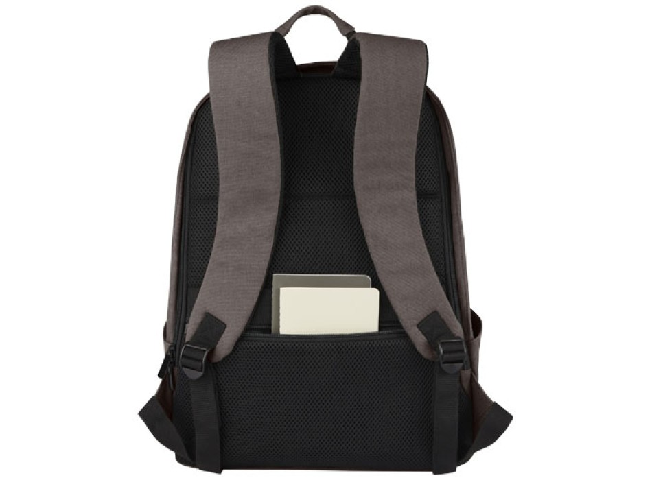 Zaino antifurto per portatile da 15,6" in canvas riciclato certificato GRS Joey - 18L FullGadgets.com