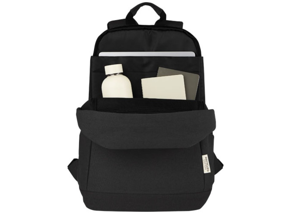 Zaino antifurto per portatile da 15,6" in canvas riciclato certificato GRS Joey - 18L FullGadgets.com