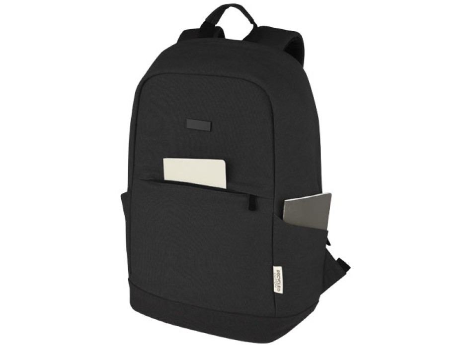 Zaino antifurto per portatile da 15,6" in canvas riciclato certificato GRS Joey - 18L FullGadgets.com