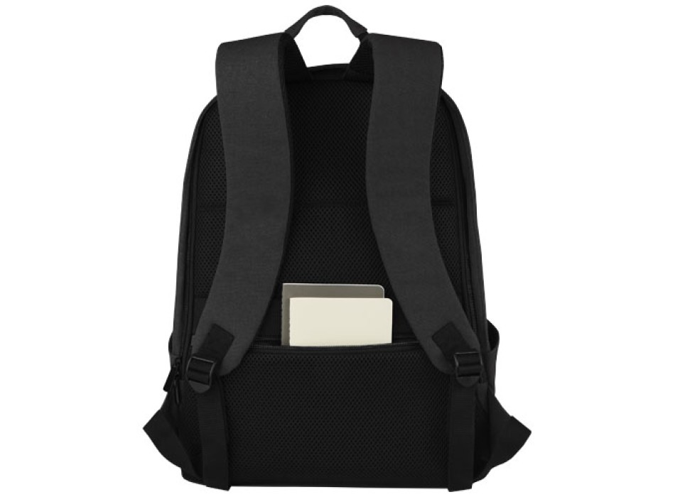 Zaino antifurto per portatile da 15,6" in canvas riciclato certificato GRS Joey - 18L FullGadgets.com