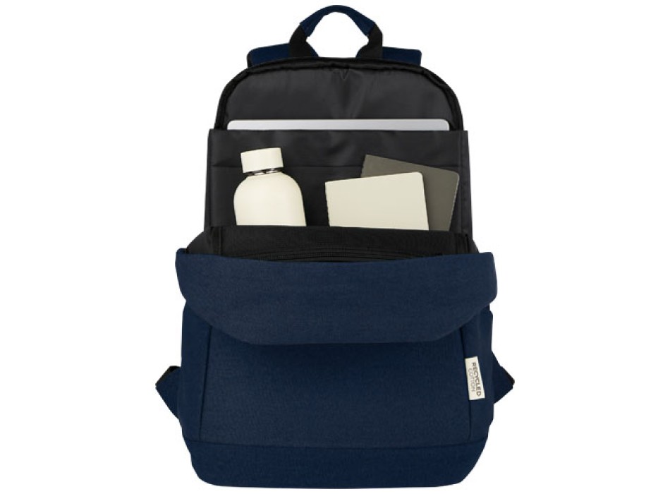 Zaino antifurto per portatile da 15,6" in canvas riciclato certificato GRS Joey - 18L FullGadgets.com