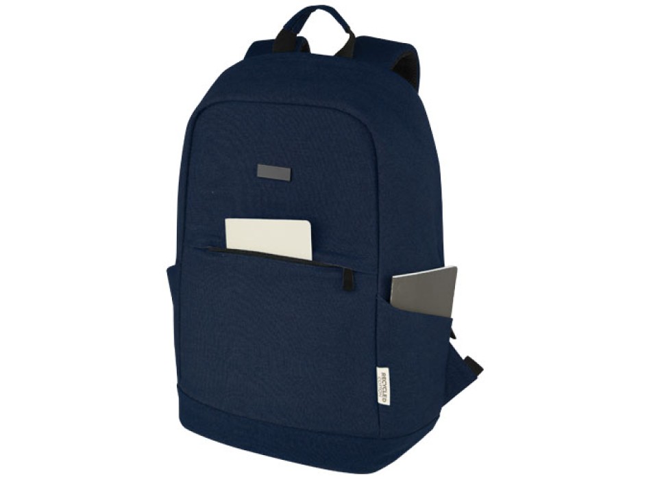 Zaino antifurto per portatile da 15,6" in canvas riciclato certificato GRS Joey - 18L FullGadgets.com