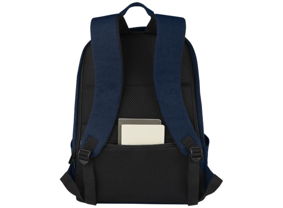 Zaino antifurto per portatile da 15,6" in canvas riciclato certificato GRS Joey - 18L FullGadgets.com