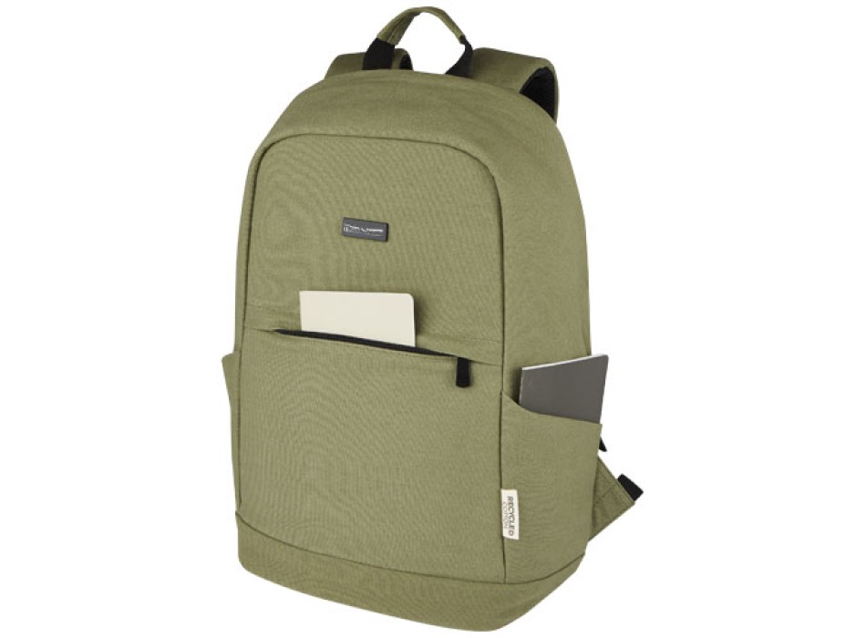 Zaino antifurto per portatile da 15,6" in canvas riciclato certificato GRS Joey - 18L FullGadgets.com