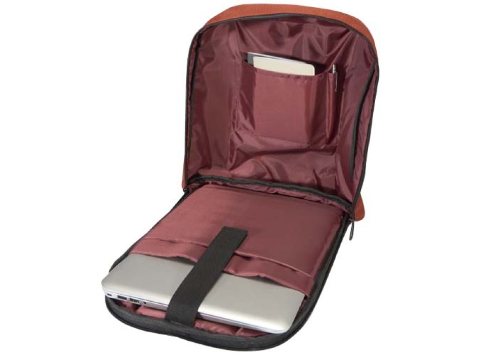 Zaino antifurto per portatile da 15" in materiale riciclato certificato GRS Luma - 10L FullGadgets.com