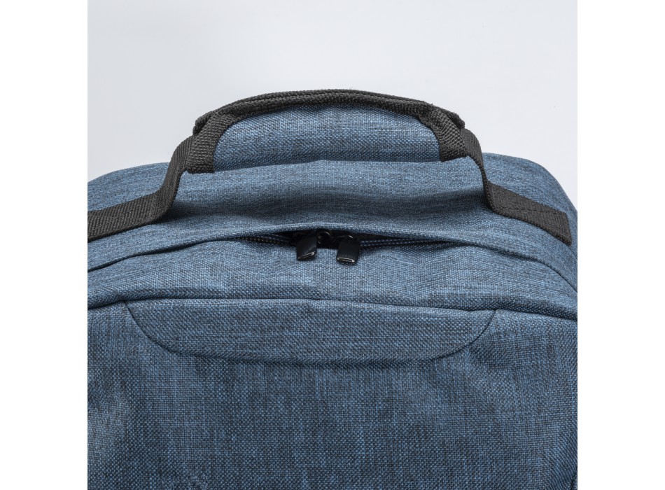 Zaino/borsoncino porta PC (15")  in poliestere 600D melange. FullGadgets.com