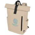Zaino con chiusura arrotolabile per portatile da 15,6" in PET riciclato certificato GRS Byron 18L FullGadgets.com