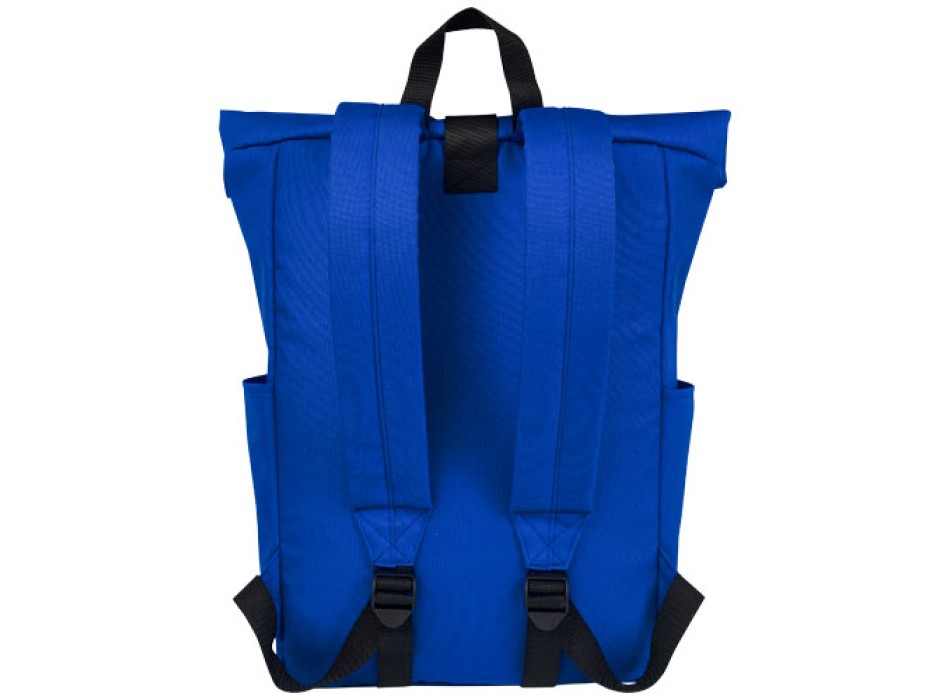 Zaino con chiusura arrotolabile per portatile da 15,6" in PET riciclato certificato GRS Byron 18L FullGadgets.com