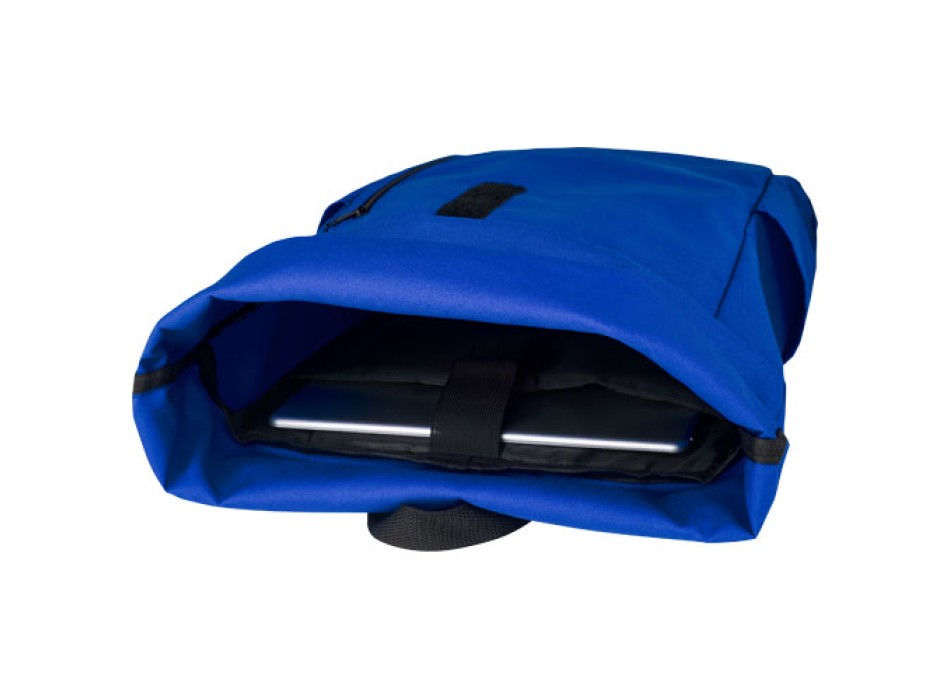 Zaino con chiusura arrotolabile per portatile da 15,6" in PET riciclato certificato GRS Byron 18L FullGadgets.com