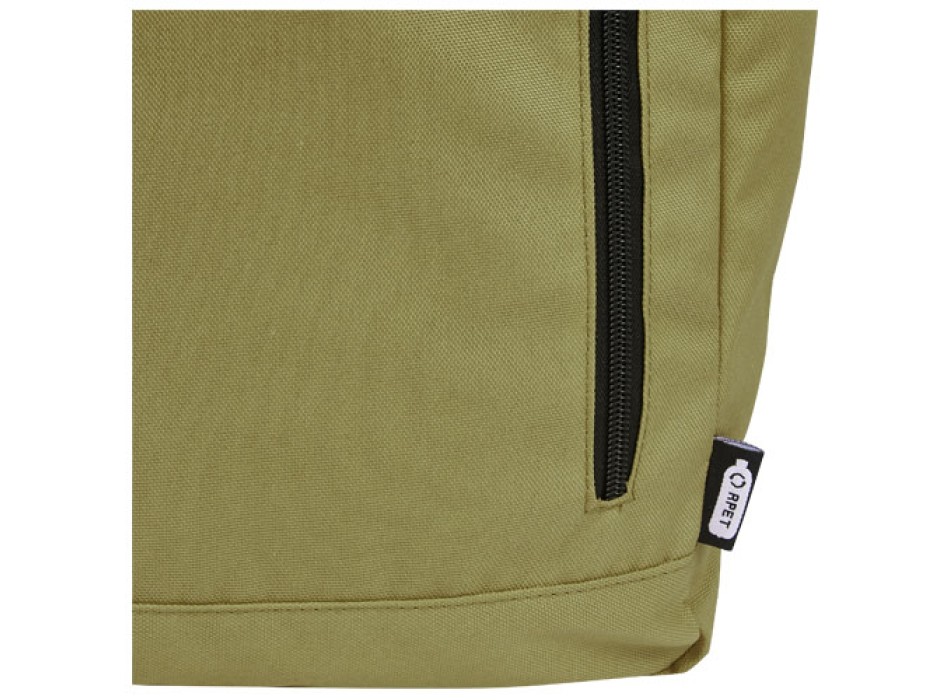 Zaino con chiusura arrotolabile per portatile da 15,6" in PET riciclato certificato GRS Byron 18L FullGadgets.com