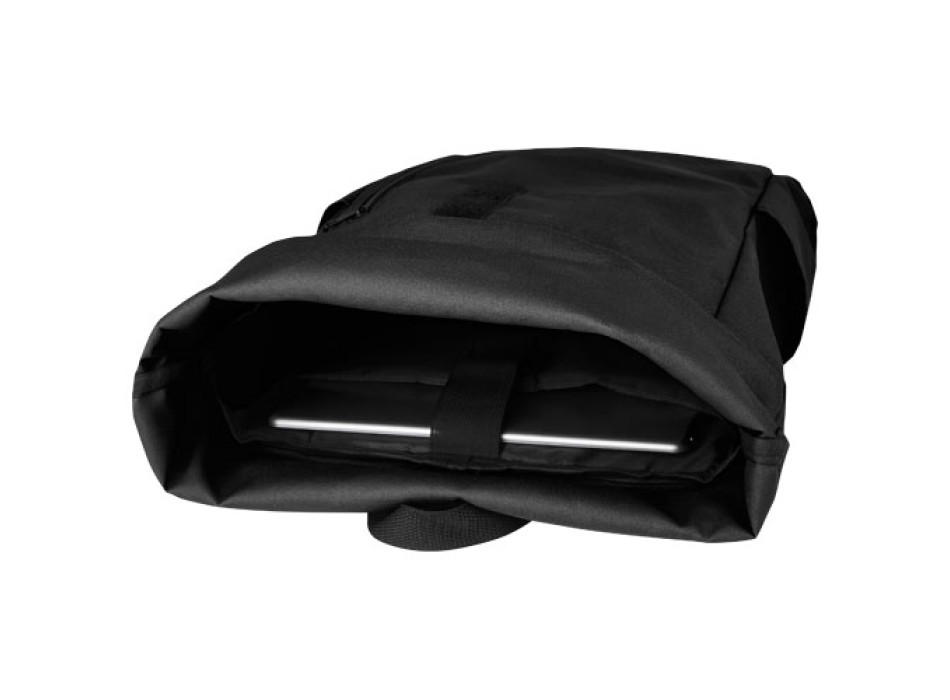 Zaino con chiusura arrotolabile per portatile da 15,6" in PET riciclato certificato GRS Byron 18L FullGadgets.com