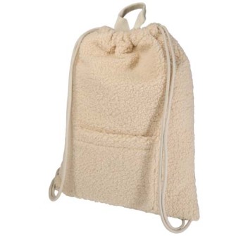 Zaino con cordoncino in sherpa riciclato certificato GRS da 9 litri Bear FullGadgets.com