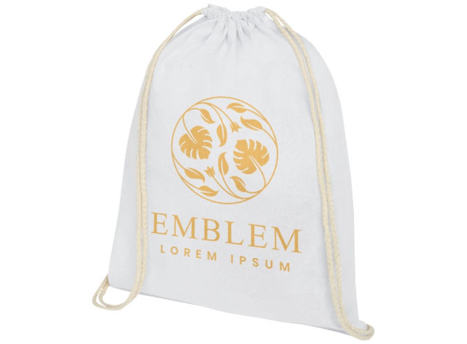 Zaino con cordoncino Oregon in cotone da 140 g/m² - 5L FullGadgets.com