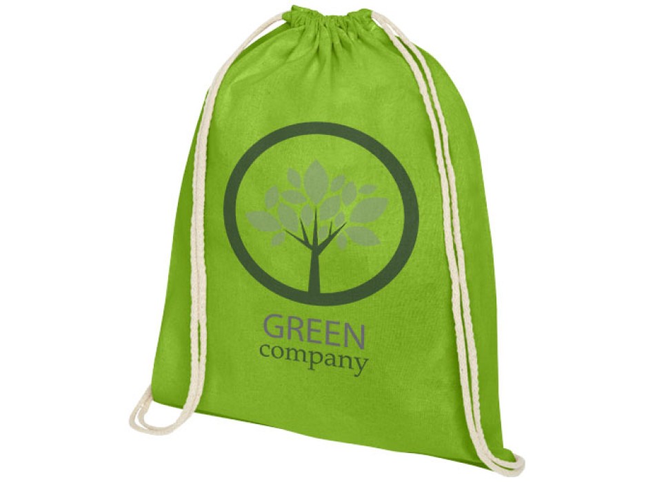 Zaino con cordoncino Oregon in cotone da 140 g/m² - 5L FullGadgets.com