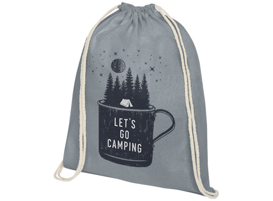 Zaino con cordoncino Oregon in cotone da 140 g/m² - 5L FullGadgets.com