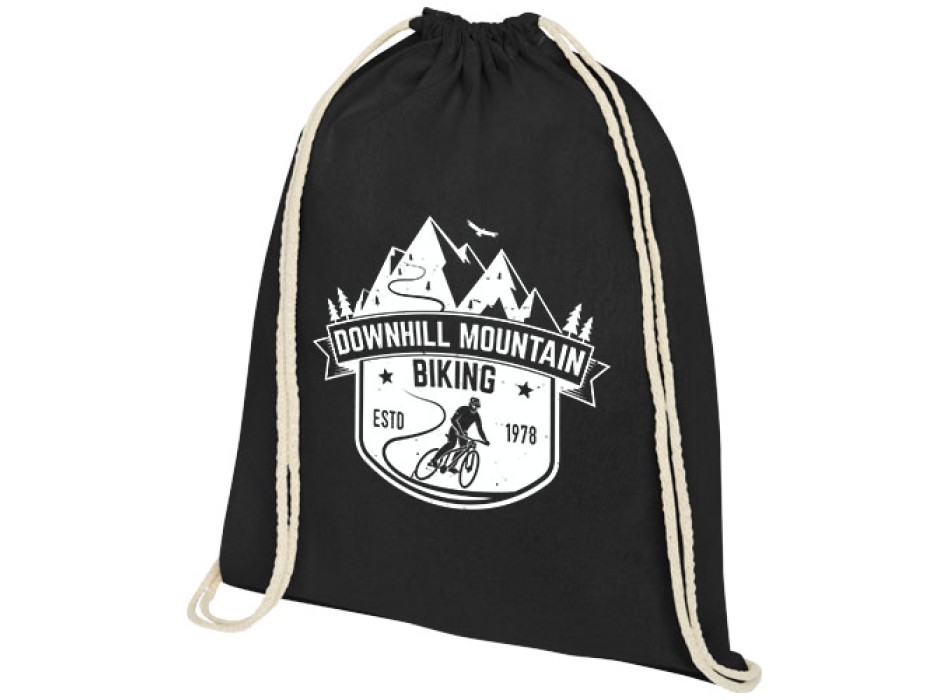 Zaino con cordoncino Oregon in cotone da 140 g/m² - 5L FullGadgets.com