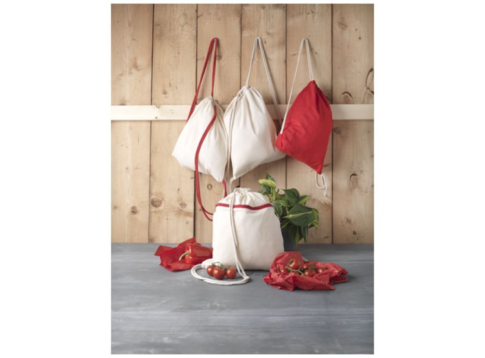 Zaino con cordoncino Oregon in cotone da 140 g/m² - 5L FullGadgets.com