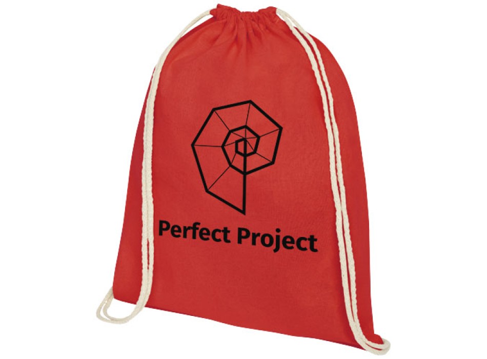 Zaino con cordoncino Oregon in cotone da 140 g/m² - 5L FullGadgets.com