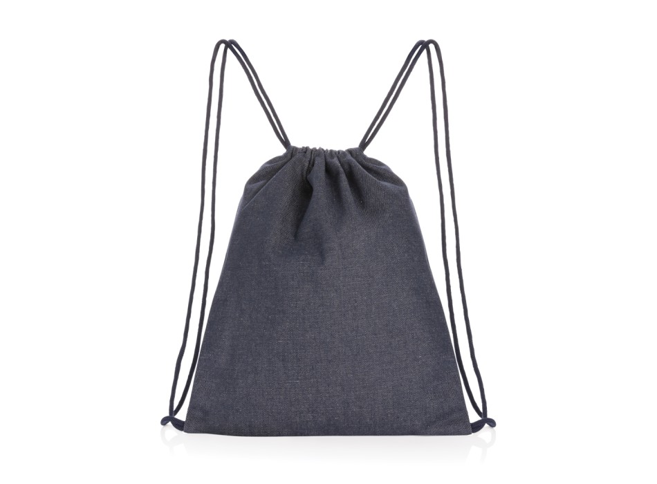 Zaino con coulisse in denim riciclato Impact AWARE™ FullGadgets.com