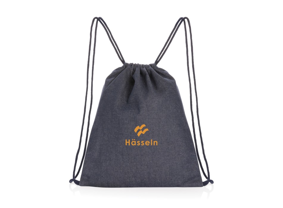 Zaino con coulisse in denim riciclato Impact AWARE™ FullGadgets.com