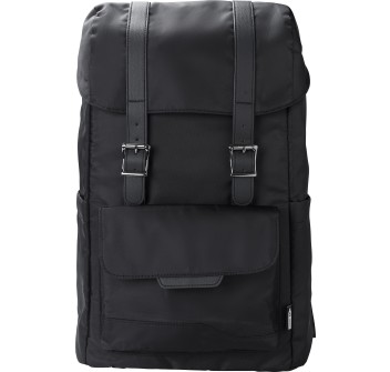 Zaino con patta in twill di poliestere 290 T rPET Marlowe FullGadgets.com