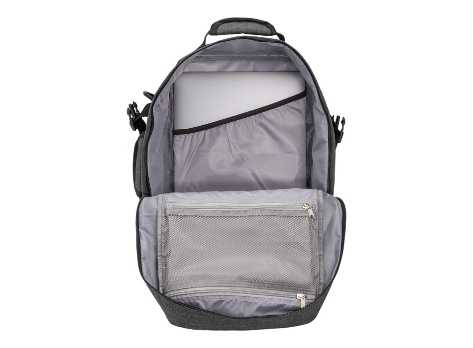 Zaino da viaggio cabin size con porta pc (15) in poliestere 900D melange FullGadgets.com