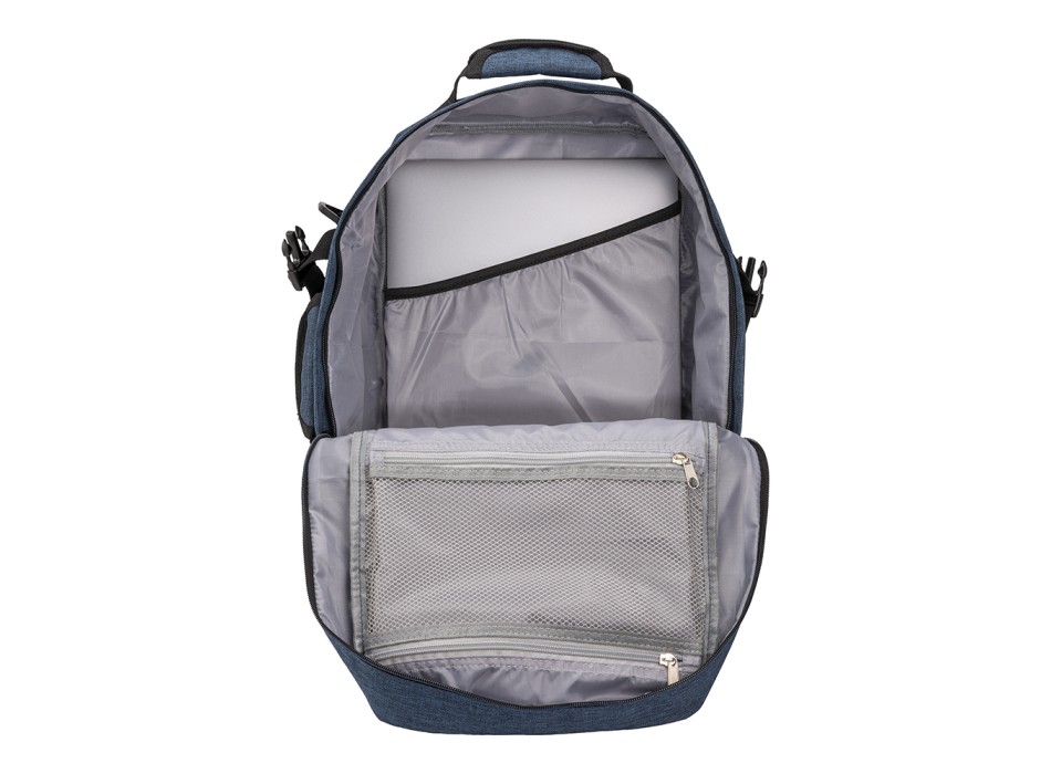 Zaino da viaggio cabin size con porta pc (15) in poliestere 900D melange FullGadgets.com