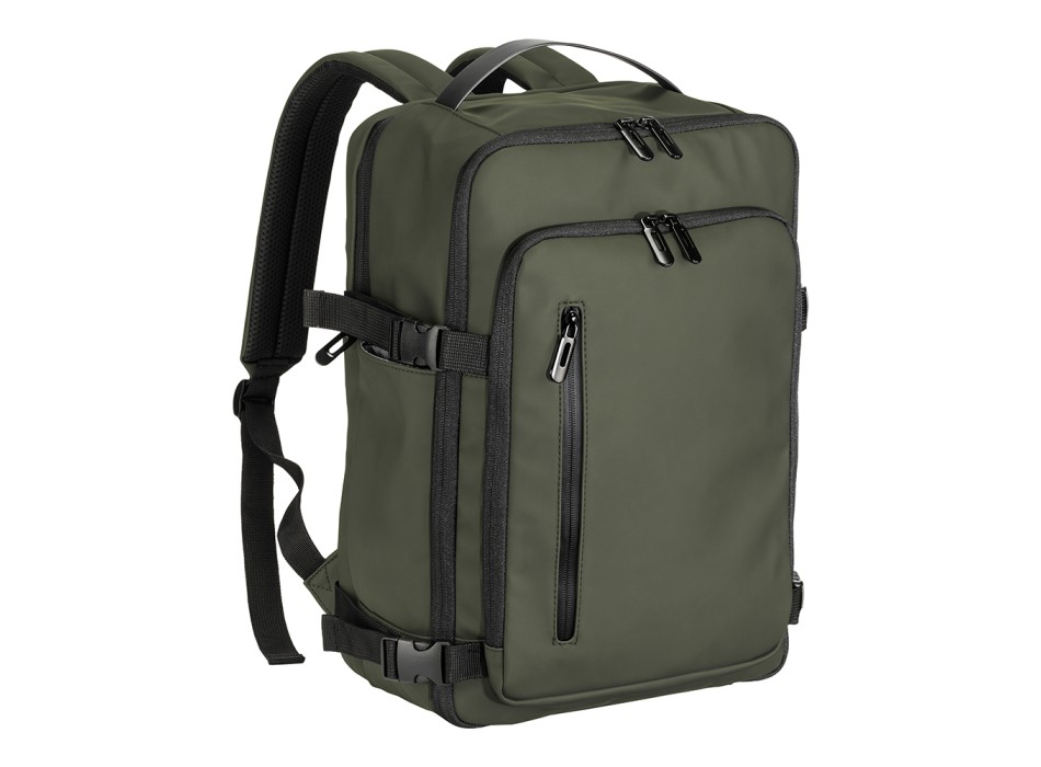 Zaino da viaggio cabin size con porta pc (15) in soft PU water resistant FullGadgets.com