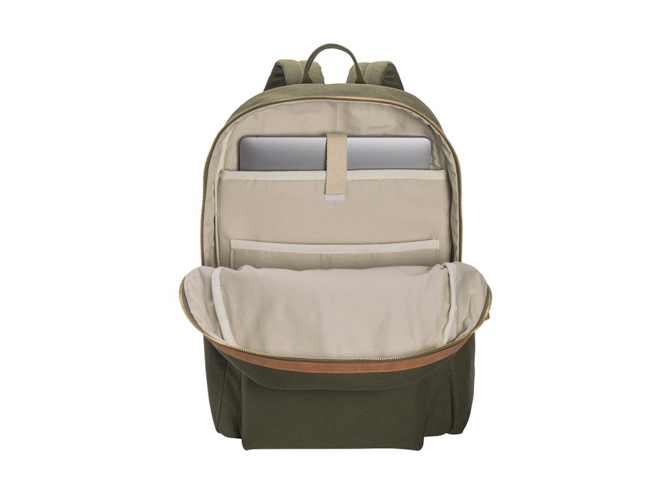 Zaino in canvas riciclato con compartimento imbottittito per notebook FullGadgets.com